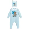 Infant Rompers Baby Boy Girl Designer Brand Letter Costume Overalls Clothes Jumpsuit Kids Bodysuit For Babies Outfit Romper