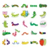 50 pcs cute caterpillar cartoon animal creative graffiti computer decoration PVC fashion car skateboard phone case stickers