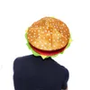 cosplay eraspooky yetişkin komik cadılar bayramı şapka unisex hamburger cosplay aksesuarları Paskalya karnavalı doğum günü partisi purimcosplay