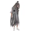 cosplay eraspooky gothic flickor spöke brud cosplay halloween kostym för barn skrämmande demon dag av den döda festivalen fancy klänning cosplay