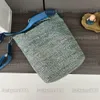 10A Mirror Quality Designers Mini Silt Tote Bag 30 CM Womens Shopping Påsar Blue Hobo Purse Luxurys Raffia Handväskor Crossbody Shoulder Fabric Strap Bag