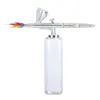 Draagbaar mini-airbrush-spuitpistool met compressorkit Luchtborstel - Automatisch handbaar airbrush-pistool voor kapper, nail art, taartdecor, make-up, modelschilderen