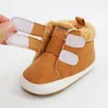 Premiers marcheurs bébé mocassins chaussures garçon fille hiver chaud infantile bottes de neige polaire fond doux né intérieur baskets enfant en bas âge