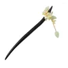 Grampos de cabelo sândalo osmanthus hairpin feminino antigo de madeira ébano chinês moderno simples atacado