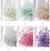 Bouquets de fleurs décoratives Gypsophila artificielles, 63cm, 108 têtes, en plastique, Arrangement de Bouquets floraux DIY, décoration de mariage et de maison, 5 lots