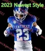 Devin Leary Kentucky Football Jersey Sam Anaele Deone Walker Dekel Crowdus Grant Bingham Anthony Kentucky Wildcats maillots cousus sur mesure pour hommes jeunes