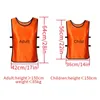 Other Sporting Goods Adult Soccer Pinnies Quick Dry DIY Adult Child Football Soccer Training Sports Vest Breathable Team Training Bibs 231024