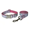 Hundehalsbänder Halsband mit personalisierter Gravur, ID-Name, reflektierendes Nylon, S-L, individuelles Leine-Set, Telefonnummern-Tag