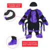 cosplay Eraspooky 3-4T Realistische Paarse Spin Cosplay Peuter Jumpsuit Halloween Kostuum voor Kinderen Kinderen Romper Party Fancy Dresscosplay