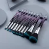أدوات المكياج Kosmetyki 5 10pcs Crystal Pro Brushes مجموعة مسحوق الوجه الأساس للآشاد الحاجب شفة kit maquillaje beauty 231024