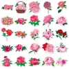 50 PCS Peonies Karikatür Graffiti Yaratıcı Diy Dekoratif PVC Telefon Kılıfı Dizüstü Bilgisayar Su Geçirmez Sticker