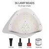 Nail Dryers Drying Lamp For Nails UV Light Gel Polish Manicure Cabin Led Lamps Dryer Machine Professional Equipment 231023