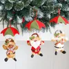 Kerst Parachute Hanger Kerst Cartoon Oude Man Decoraties Ornamenten Scène Layout Aankleden Cadeau Kersthanger