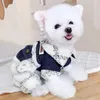 Vêtements de chien petite combinaison hiver automne pull chaud animal de compagnie mignon desinger vêtements chiot veste douce chat pyjamas caniche Yorkshire maltais