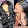 Lace Wigs Siyun Show Body Wave Front Wig 360 Full Frontal 250 Density HD Transparent 13x6 Human Hair 231024