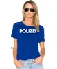 T-shirts pour hommes mode sweat à capuche épais Polizei chemise allemande imprimé avant arrière sweat Hip Hop veste hauts Harajuku Streetwear