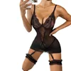 Dames Shapers Top Mode Mesh Perspectief Body Shaper Body Kant Sexy Bandpanty Shapewear Europese en Amerikaanse Fun Nachtkleding