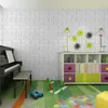 Adesivos de parede 2m x 70cm 3D tijolo DIY decoração autoadesivo papel de parede à prova d'água para quarto de criança quarto cozinha casa wallcovering 231023