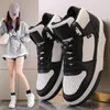 Boots mode sneakers High Top Shoe Woman Lace Up Casual Loafers Ladies Vulcanize Skateboard Female 231024
