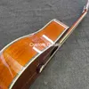 مخصصة مخصصة Koa Wood 12 Strings Real Abalone Cutaway Cutaway Acoustic Acoustic Acoustic مع أصابع الأبنوس ، وصياغة شجرة إلكترونية مزدوجة ، وشعار مخصص قبول OEM