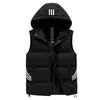 Men's Down Parkas M-6XL hommes nouveau automne mode chaud sans manches à capuche veste gilet hommes hiver décontracté épaissir grande taille marque vêtements gilet J231024