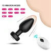 Silicone butt anal plug vibrador bala brinquedos sexuais para mulher massageador de próstata vibrador butt plug para homens gay adulto lésbica