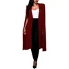 Damespakken Blazers Mode Plus Size Vrouwen Herfst Effen Kleur Losse Lange Cape Vest Uitloper Vrouwen Mantel Blazer 231023