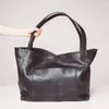 Plunjezakken Olie Wax Leren Tote Voor Dames Handtas Luxe Hoge Capaciteit Dame Hand Met Portemonnee Zak Dames Shopper Tas Groot