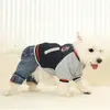 Hundkläder varma hundkläder vinter husdjur kläder jumpsuit rompers valp kläder Yorkie pomeranian poodle bichon frise schnauzer hund hoodie 231023