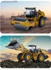 Andra leksaker 1/50 Skala Diecast Alloy Excavator Toy Car for Kids Boys Engineering Truck Tobil Toys Forklift Crane Dump Truck Children's Toys Giftl231024