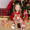 Рождественские украшения, сумки для подарков, маленькие подарки, праздничный размер Bk, Прямая доставка Amxgh