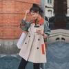 Women's Trench Coats Fashion Mid Length British Style 2023 Spring And Autumn Loose Versatile Slim Panel Coat Trend