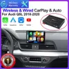 New Car Wireless CarPlay Interface For Audi Q5L 2018-2020 Linux System With Android Auto Mirror Link AirPlay Car Play Functions