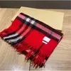Dames kasjmier sjaal Klassieke geruite designer sjaals Zacht aanvoelende warme omslagdoeken met tags Herfst Winter Lange sjaals