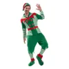 cosplay Eraspooky Santa Helper Costume Men Funny Christmas Elf Outfit for Adultcosplay