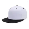 Berretti a sfera Berretto a tesa piatta Classico Cappello snapback Colore solido Baseball regolabile per uomo Cappelli da camionista per sport all'aria aperta di alta qualità