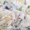 SARONGS BYSIFA White 100% jedwabny szalik Przylądek moda kwiatowy projekt długi szaliki Kobiety Summer Utralong Beach Shawl Zimowe szaliki180x110cm 231023