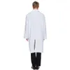 cosplay Eraspooky Halloween pour adulte Costume de scientifique fou uniforme de laboratoire chimique manteau blanc avec perruque carnaval pourim déguisement cosplay