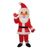 Halloween bonito Papai Noel mascote traje de alta qualidade roupas de personagem de desenho animado natal carnaval vestido ternos adultos tamanho festa de aniversário roupa ao ar livre