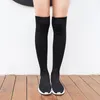 Boots Women Over the Knee Socks Shoes Female Fashion Flat Autumn Winter long Boot for Body Shaping Sneakers 231023