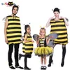 cosplay Eraspooky Halloween jaune Bumble Costume adulte enfants abeille jour famille Cosplay Animal combinaison noël déguisement enfants cosplay