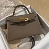 Borsa a mano in pelle da donna Borsa 2023 Nuova borsa di seconda generazione Fibbia argento Fibbia dorata Mini Borsa Mini Borsa a tracolla monospalla Ragazza L