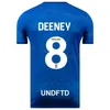 Club 23 24 Soccer Birmingham City Jerseys 28 Stansfield 17 Dembele 11 Miyoshi 10 Jutkiewicz 5 Sanderson 9 Hogan 7 Bacuna 19 James 20 Gardner 26 długich zestawów koszuli piłkarskich