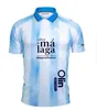 23/24 CF Malaga Soccer Jerseys Away Away Juanpi Luis Munoz Febas Adrian Football Shirt Burgos Casas Juankar Camiseta de Futbol Juande Febas Uniforms Men Kids Kit S / 2xl