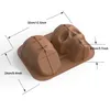 Baking Moulds Large Realistic Silicone Skull Cake Mould DIY Baking Cake Mold for Halloween Gifts Cake Tools Bakeware Kitchen Dining Bar Re 231023