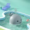 Baby Bath Toys Electric Cartoon Whale Flashing Ball Water Trurting zraszacza do kąpieli dla niemowląt Automatyczna woda woda do kąpieli dla niemowląt 231024