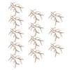 Decorative Flowers 12 Pairs Artificial Deer Antlers Christmas Xmas Hair Clips Accessories For DIY Craft Costume