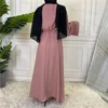 Roupas étnicas Médio Oriente Muçulmano Long Abayas para Mulheres Bordados Lantejoulas Vestido Árabe Islâmico Ramadan Kaftan Turco Dubai Jilbab Robe