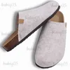 Slippare Comwarm Fashion Women's Suede Mules Slippers Boston Clogs Cork Insula Sandaler med Arch Support Outdoor Beach Slides Home Shoes T231024