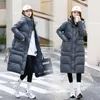 Women's Trench Coats 2023 Winter Mid-length Down Cotton Cotton-padded Jacket Parka Women Thick Puffer Warm Snowsuit Korea Loose Outerwear